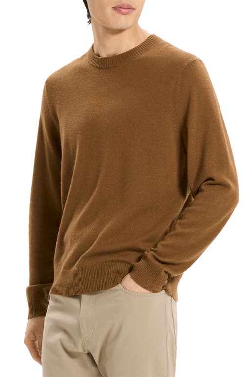Theory Hilles Cashmere Sweater In Brown