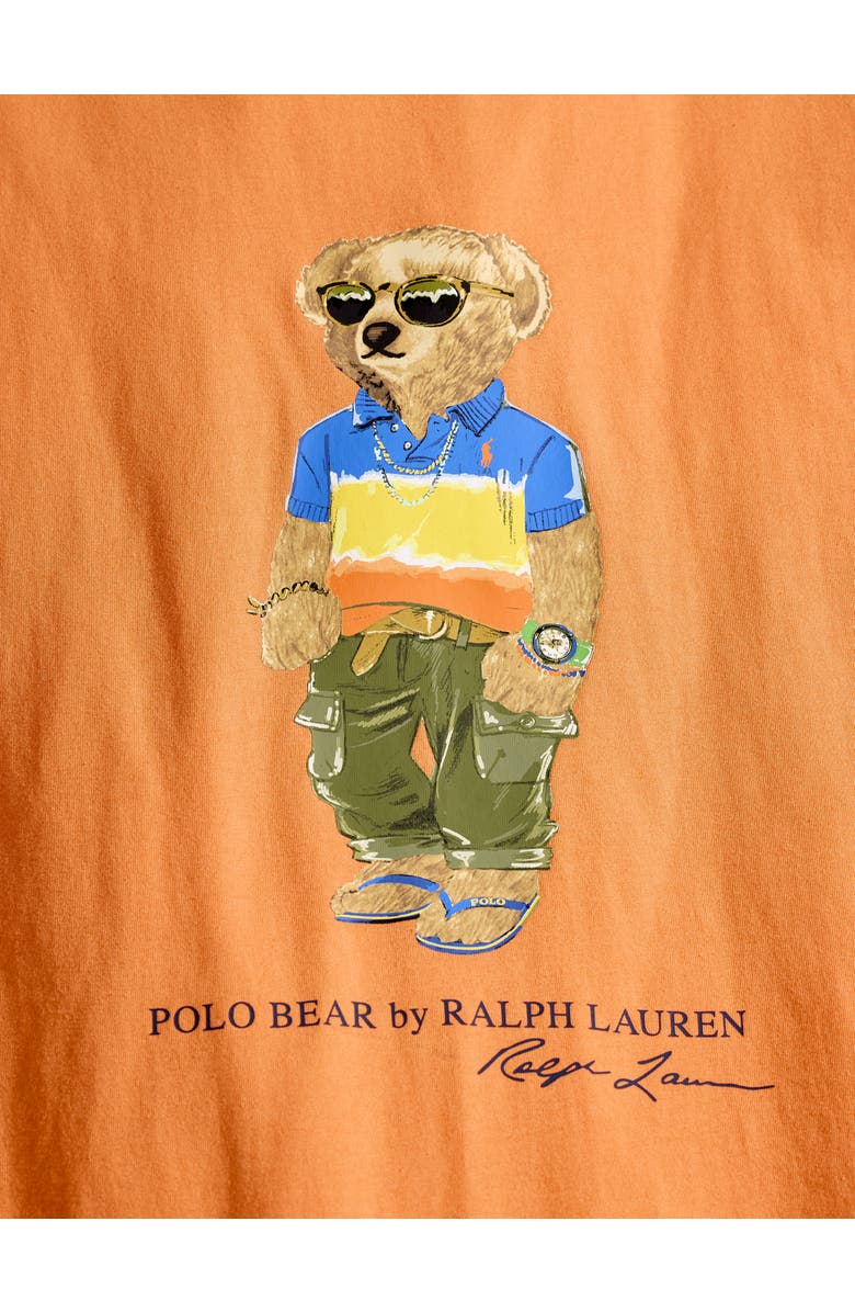 Polo Ralph Lauren Big & Tall Polo Bear Jersey T-Shirt, Alternate, color, Peach Beach Shop