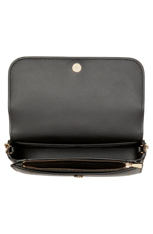 Kate Spade New York Ava Leather Wallet On A Chain In Black