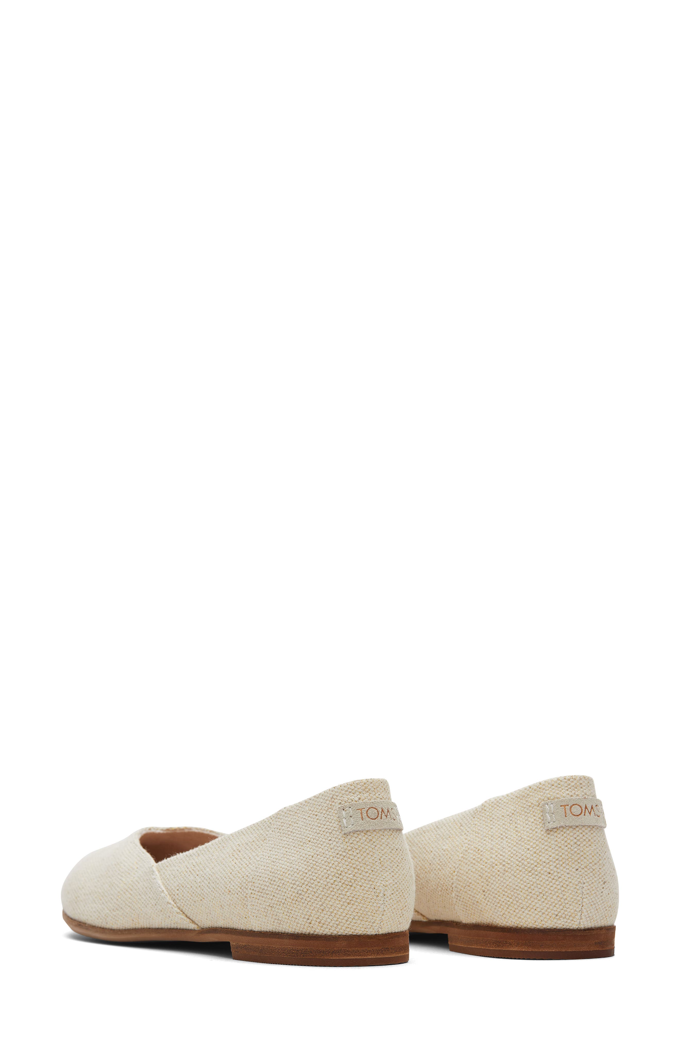Julie Almond Toe Flat, Alternate, color, DESERT TAUPE SUEDE