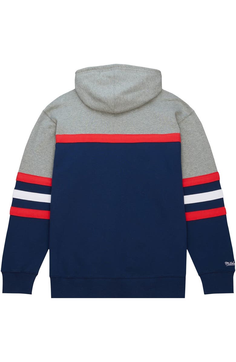 Mitchell & Ness Men's Mitchell & Ness Navy Ole Miss Rebels Head Coach Pullover Hoodie, Alternate, color, Navy