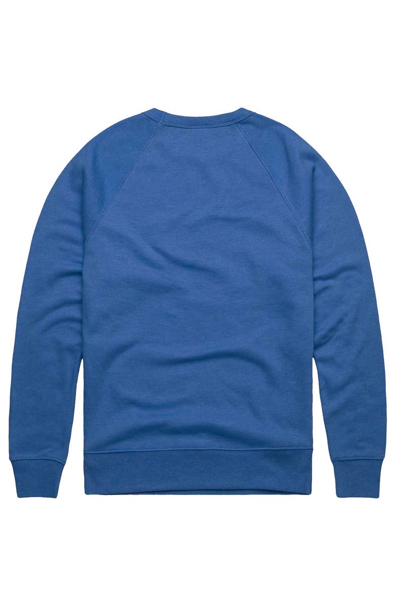 Homage Men's Homage Royal Brooklyn Dodgers Retro Tri-Blend Pullover Sweatshirt, Alternate, color,