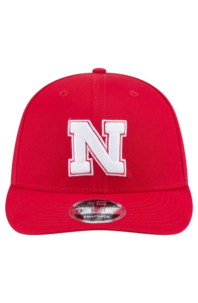 New Era Men's New Era Scarlet Nebraska Huskers Low Profile 9FIFTY Snapback Hat, Alternate, color, Scarlet
