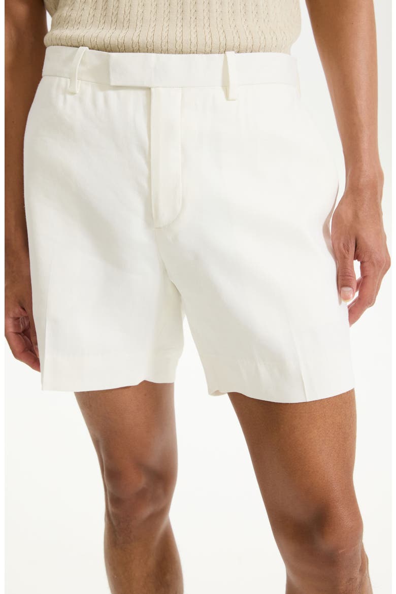Jarin Linen Blend Shorts, Alternate, color, IV