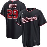 Nike Men's Nike James Wood Navy Washington Nationals Alternate Replica Jersey