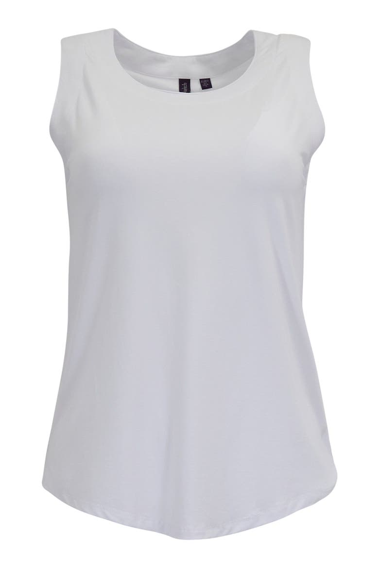 Womens Muscle Tank, Alternate, color, WHITE