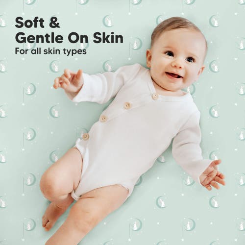 Keababies Soothe Fitted Mini Crib Sheet In Lunaris