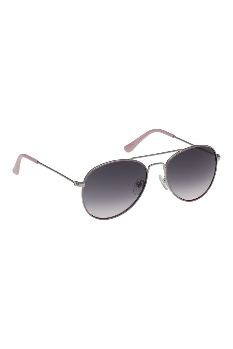 Kids' Gradient Navigator Sunglasses, Alternate, color, LIGHT NICKELTIN / GRADIENT