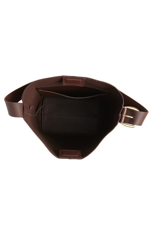 Madewell The Medium Essential Leather Bucket Tote