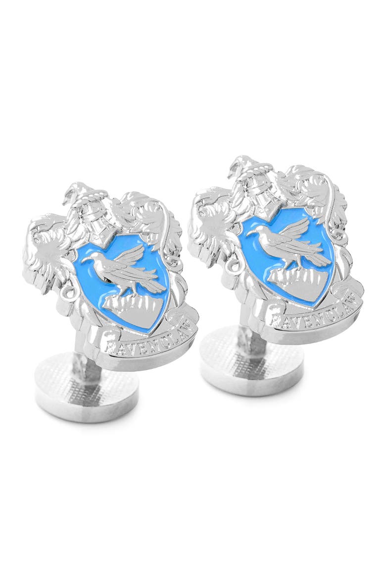 Ravenclaw Cuff Links, Main, color, SILVER