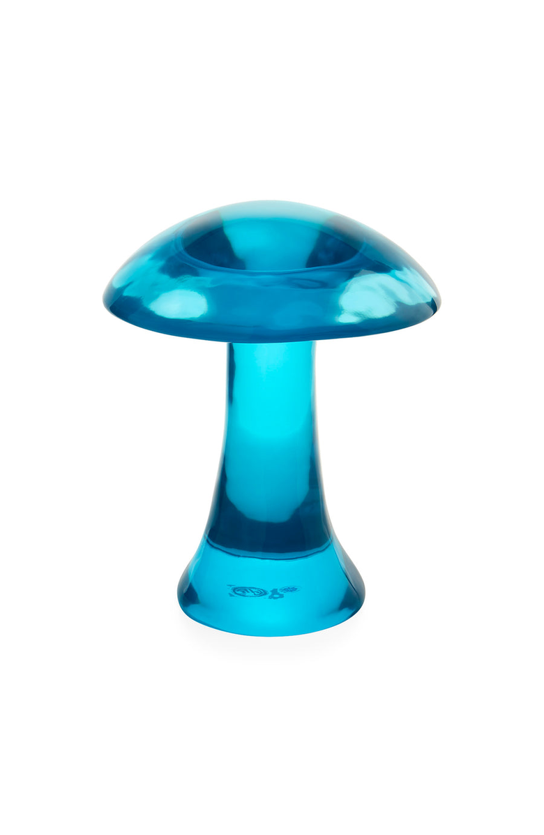 Jonathan Adler Turquoise Acrylic Mushroom Objet, Main, color, 