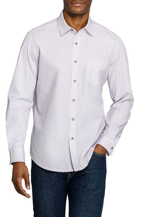 Abstract Dot Cotton Shirt