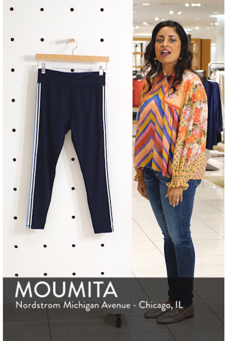 Tory Sport Retro Stripe 7/8 Leggings video