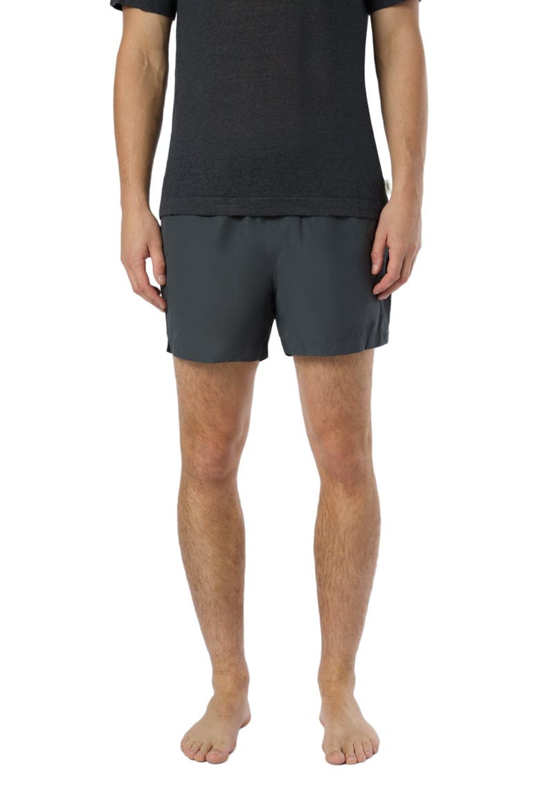 Charles 4" Swim Trunk, Alternate, color, GUNMETAL