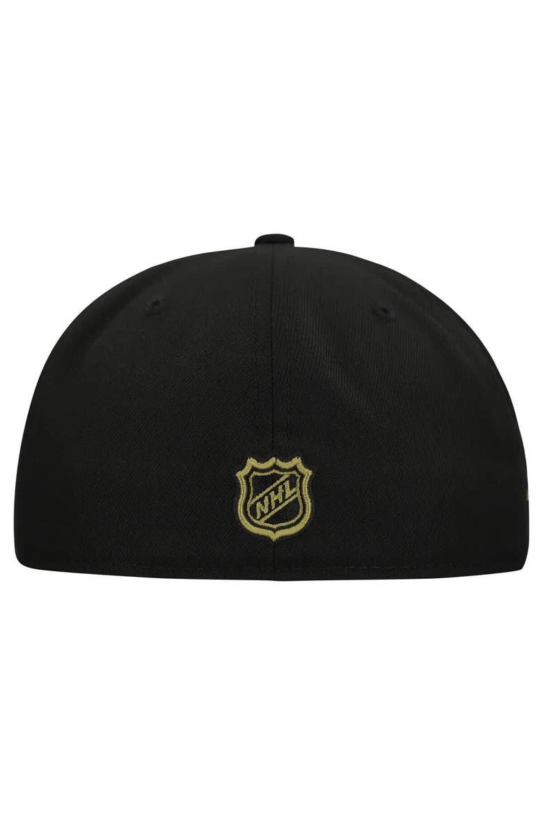 Men's New Era  Black Pittsburgh Penguins Military Appreciation Digital Camo Stars 59FIFTY Fitted Hat, Alternate, color, Black