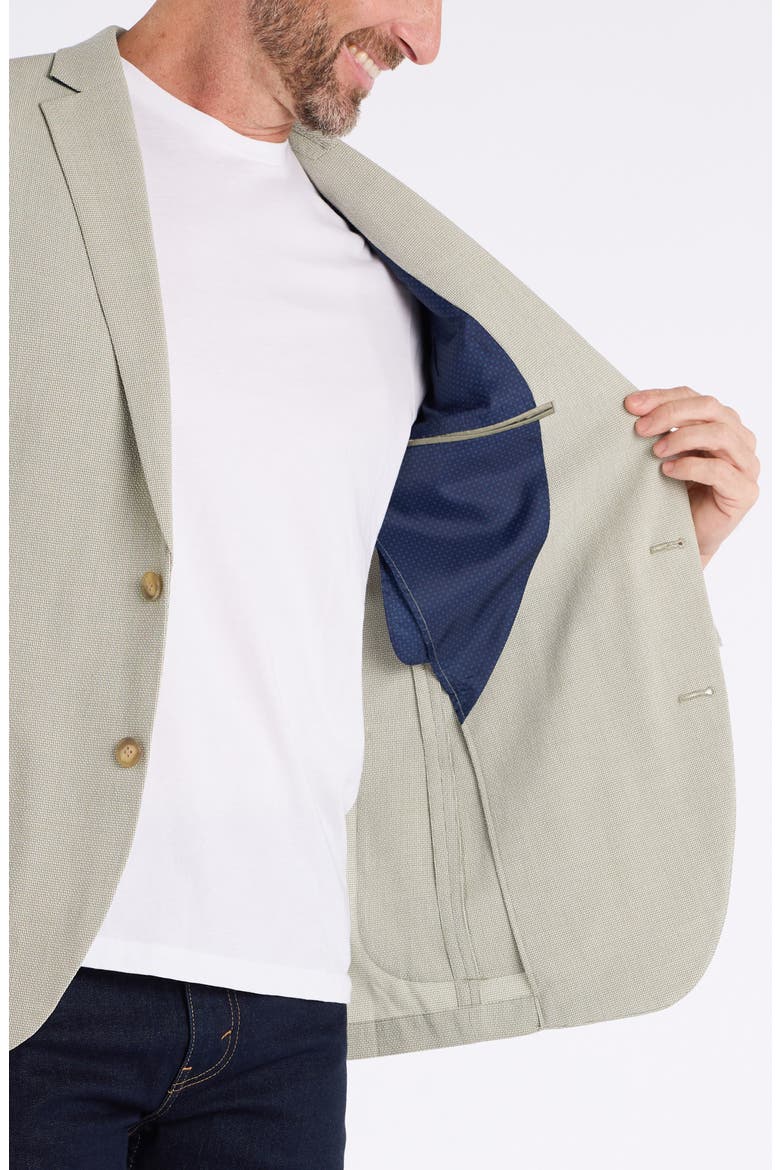 Seersucker Micro Check Sport Coat, Alternate, color, MOSS