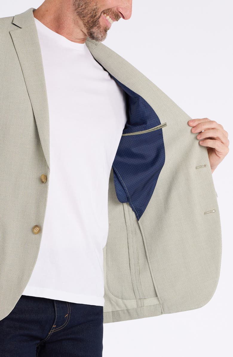 SAVILE ROW CO Micro Check Sport Coat, Alternate, color, Moss