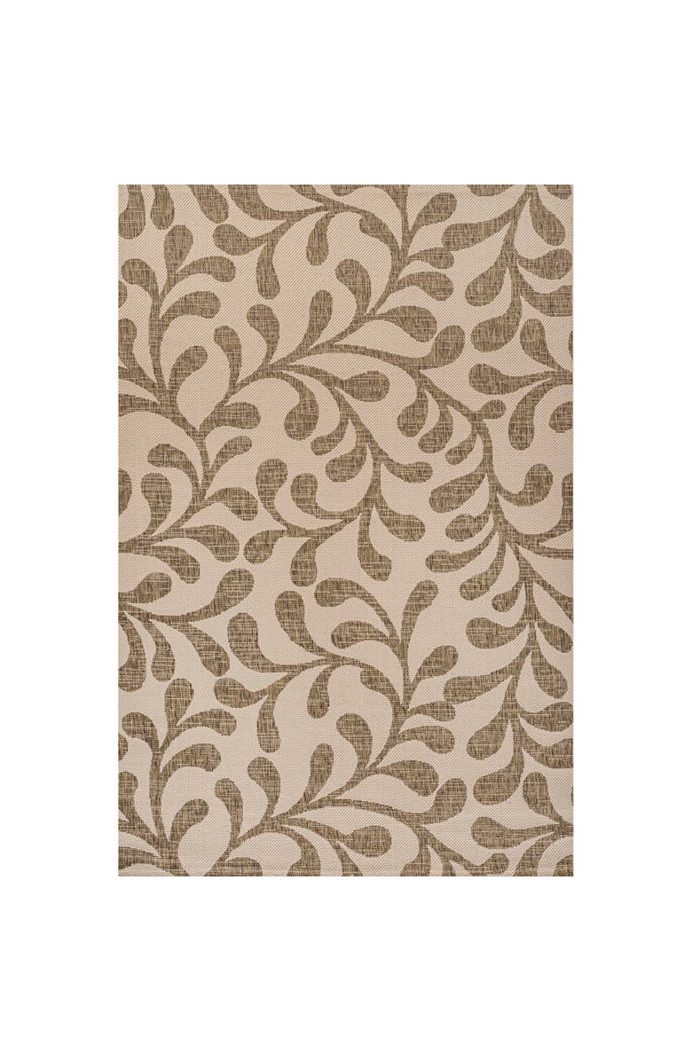JONATHAN Y Vine All Over Indoor/Outdoor Area Rug, Main, color, Brown/Beige