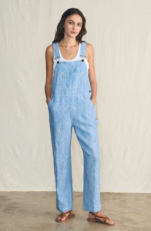 Faherty Mechanic Linen Overalls