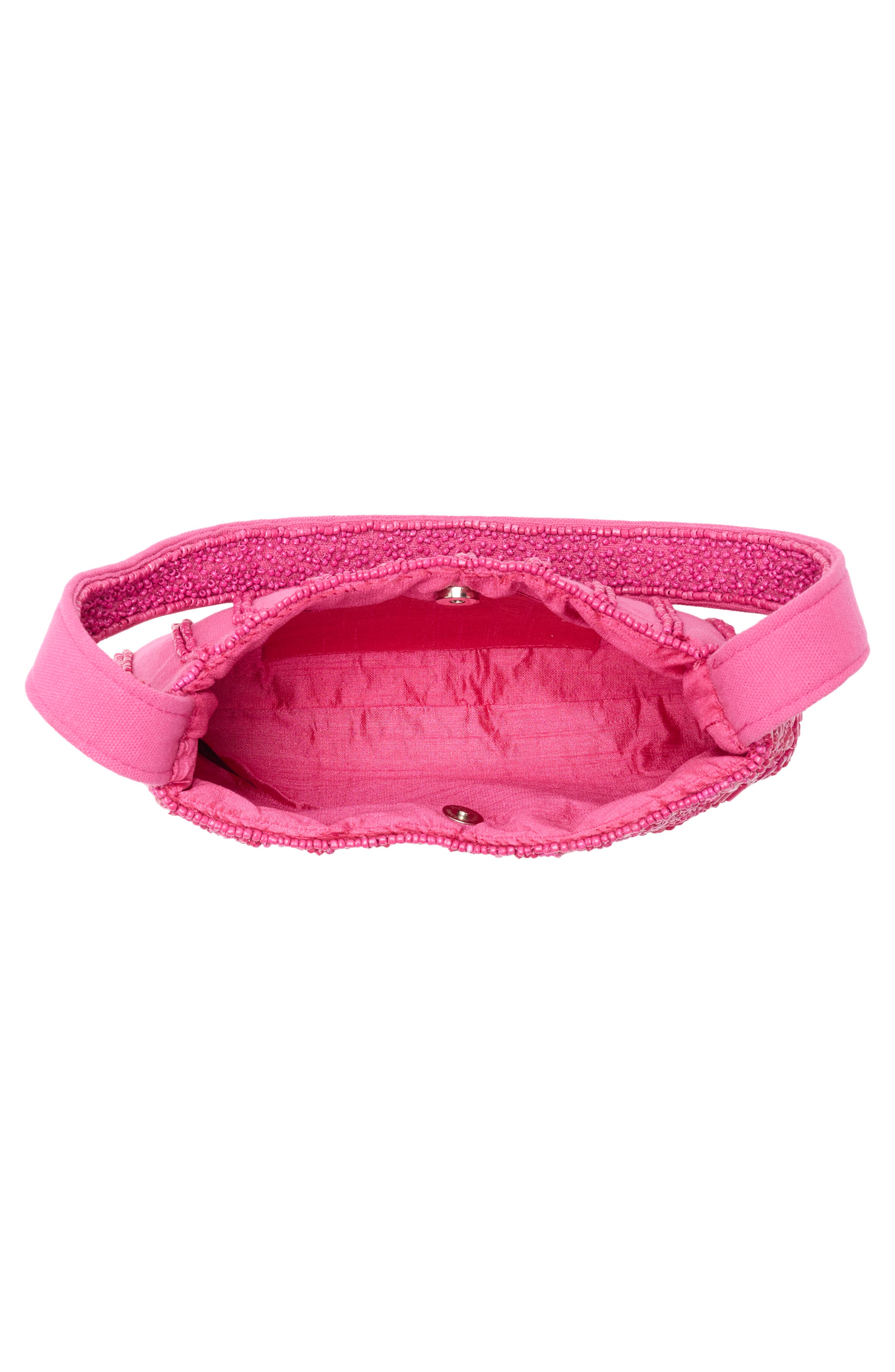 Juniper Beaded Shoulder Bag, Alternate, color, FUSCHIA