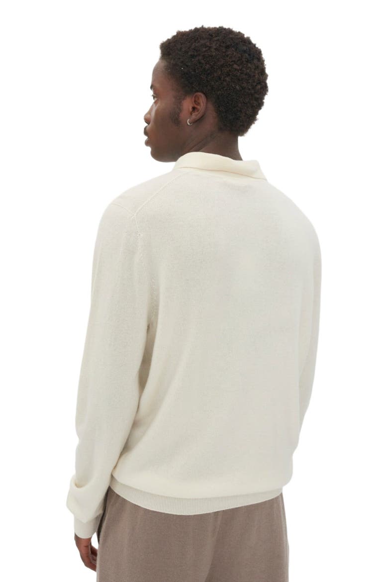 Polo Neck Sweater, Alternate, color, marshmallow