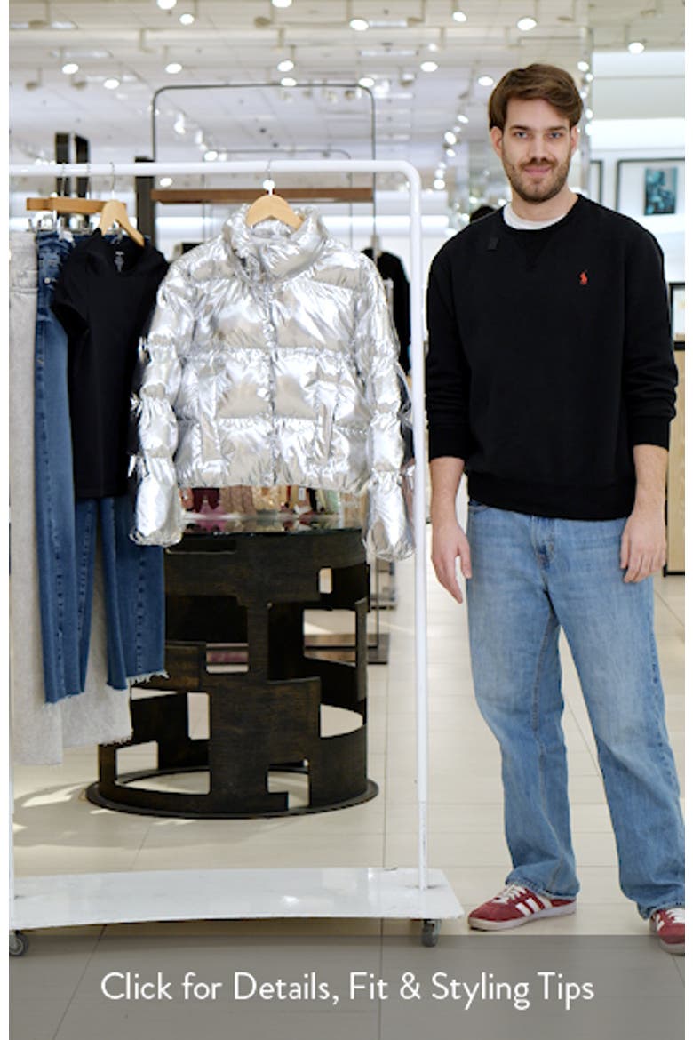 Crop Puffer Jacket video