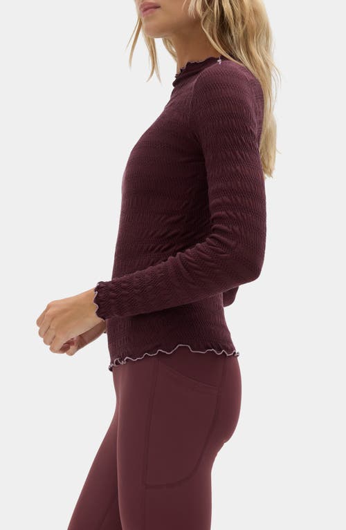 Halfdays Ynes Texture Top In Red