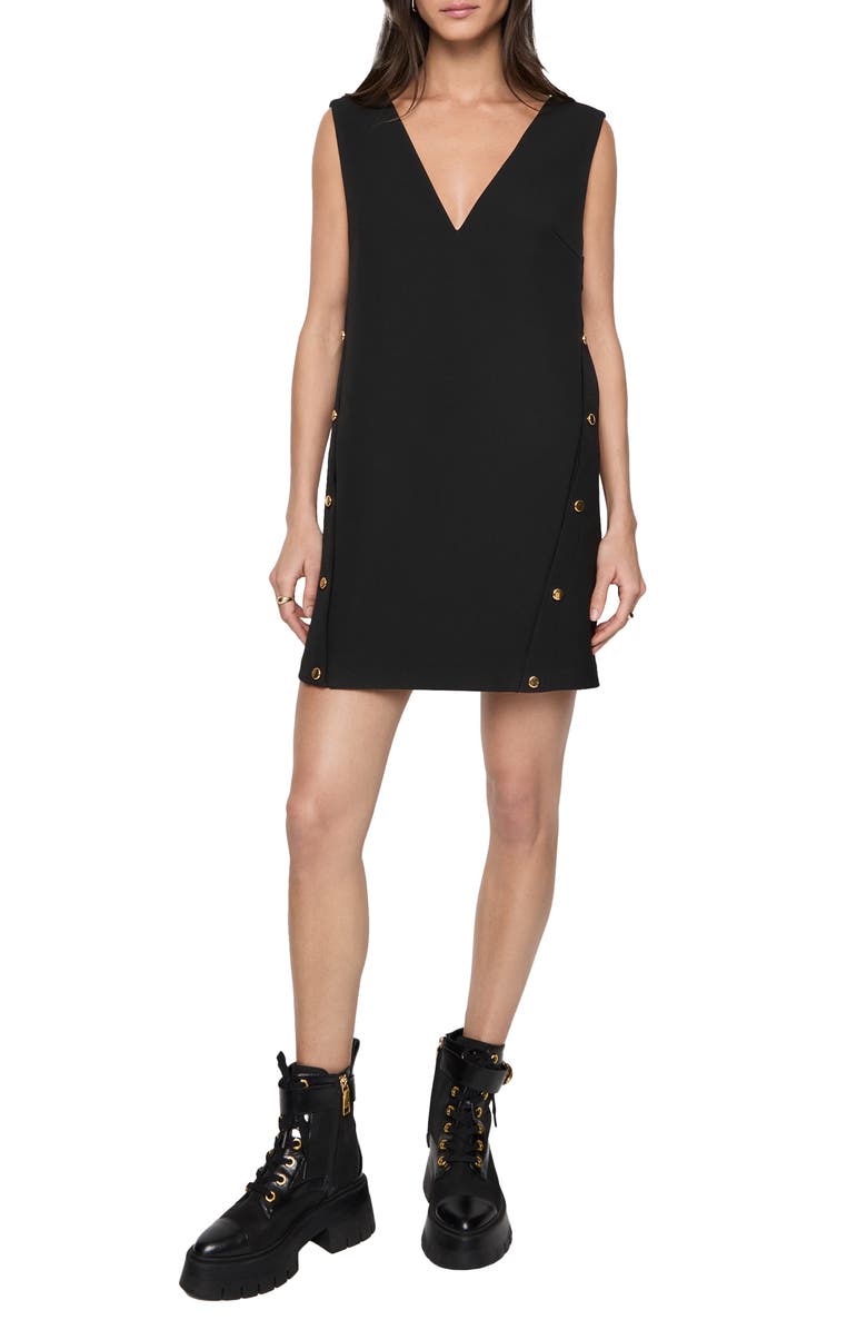 Rebecca Minkoff Aria Sleeveless Minidress, Main, color, True Black