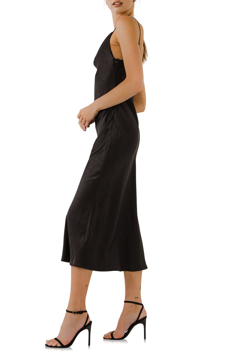 Endless Rose Satin Midi Dress, Alternate, color,