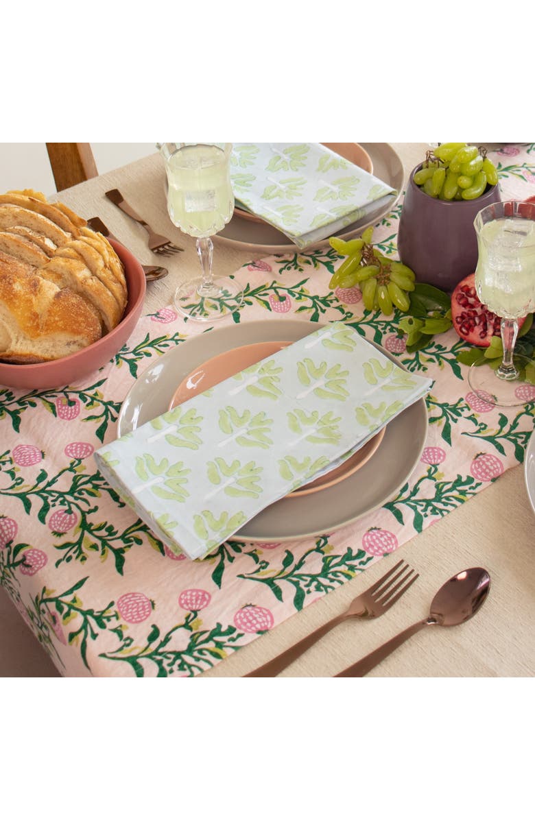 Banyan & Birch Zeenat Table Napkin - Set of 2, Alternate, color, Powder Blue