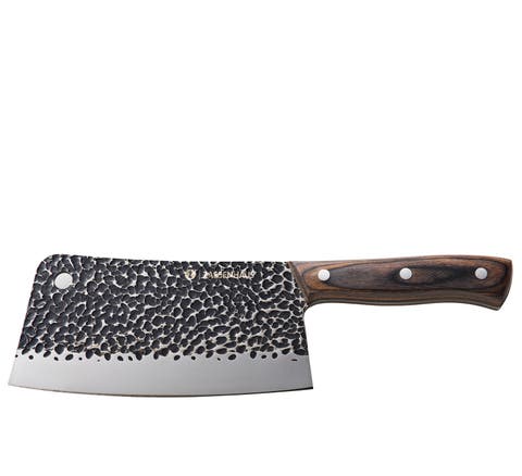 Cleaver Chef's Knife, Wood Handle, 10.5"