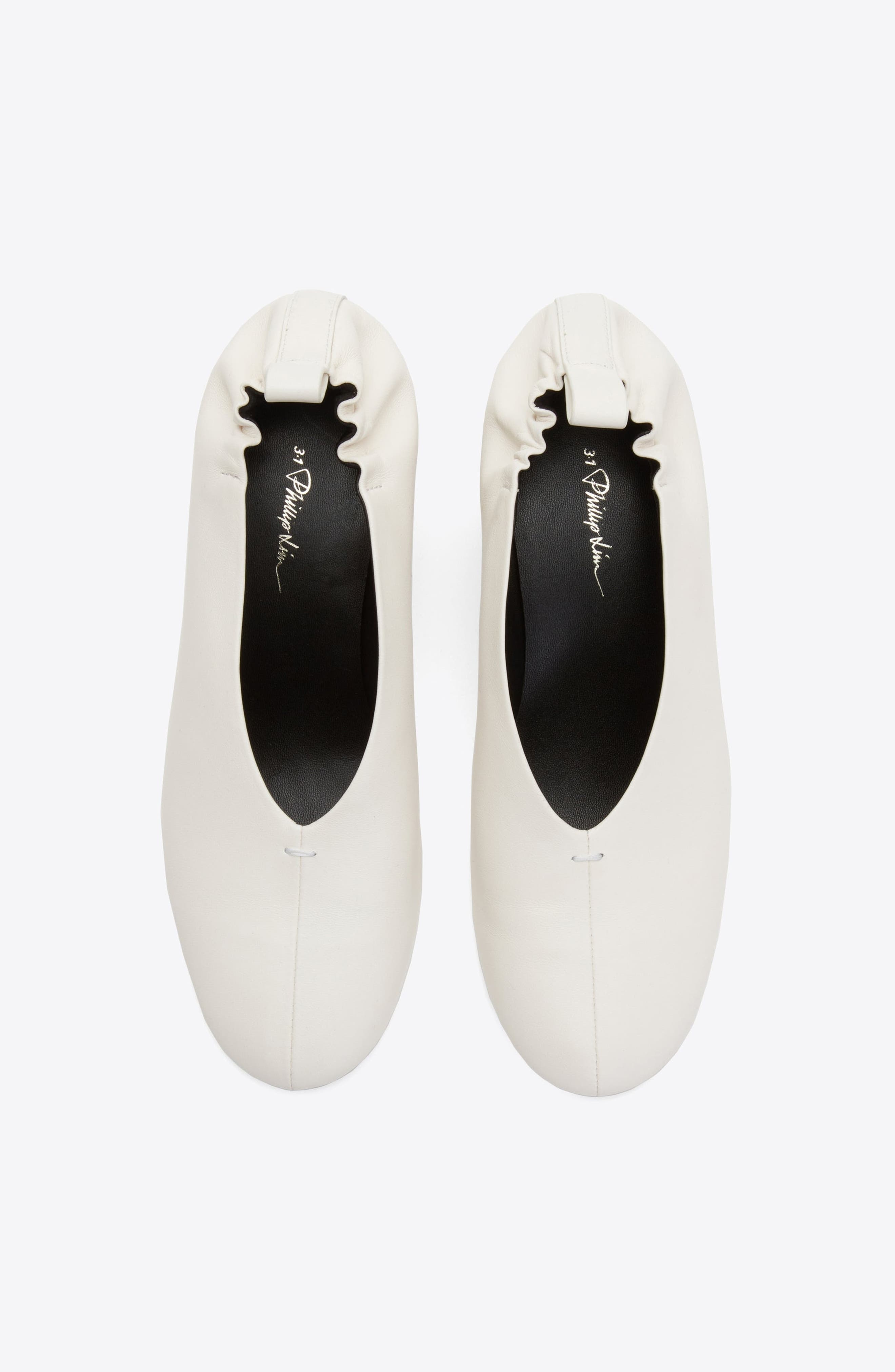 3.1 Phillip Lim Nadia Ballerina Pumps, Alternate, color, Antique White