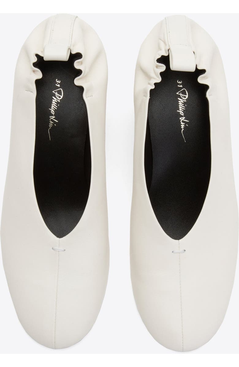 3.1 Phillip Lim Nadia Ballerina Pumps, Alternate, color, Antique White