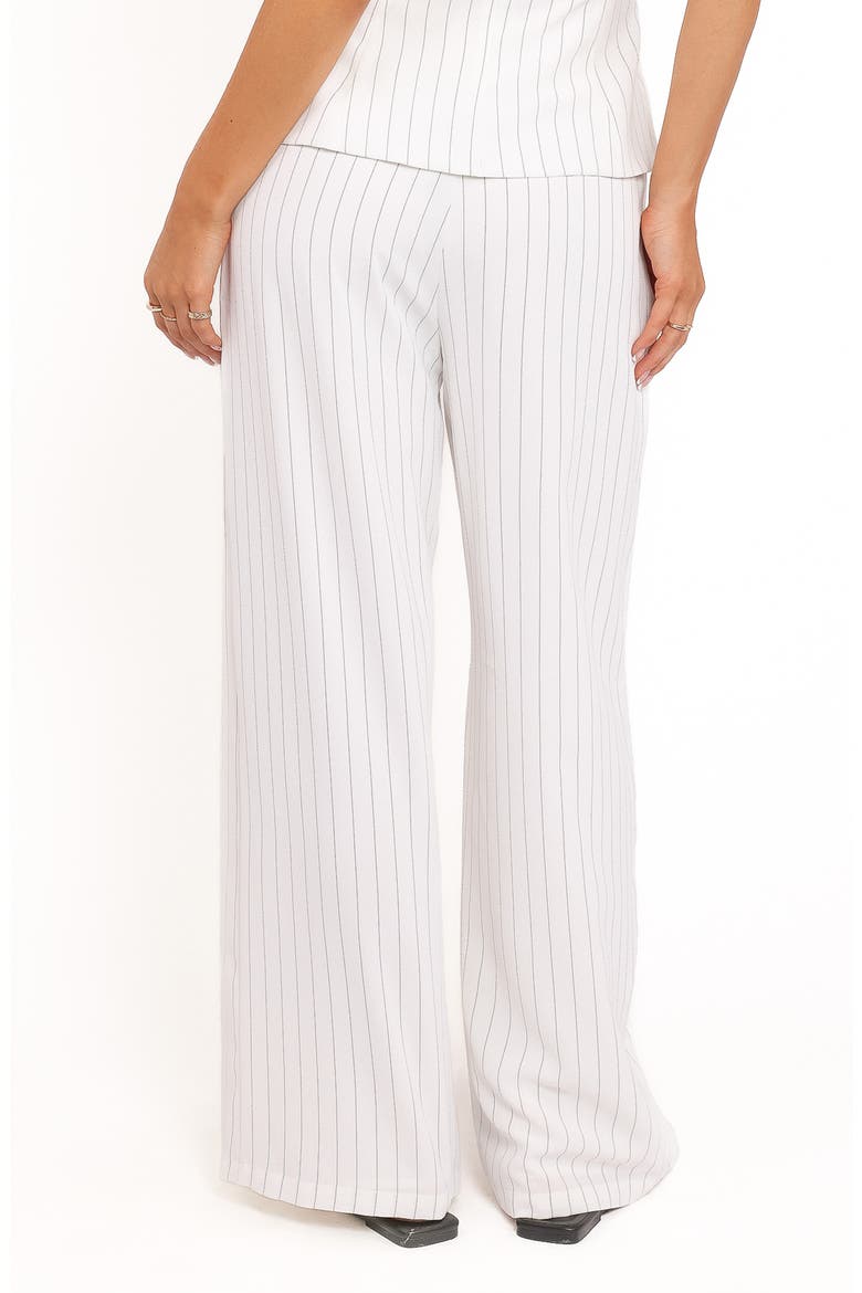 Blakely Pinstripe Wide Leg Pants, Alternate, color, WHITE PINSTRIPE