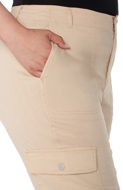 Liverpool Los Angeles Plus Size Cropped Cargo Pants