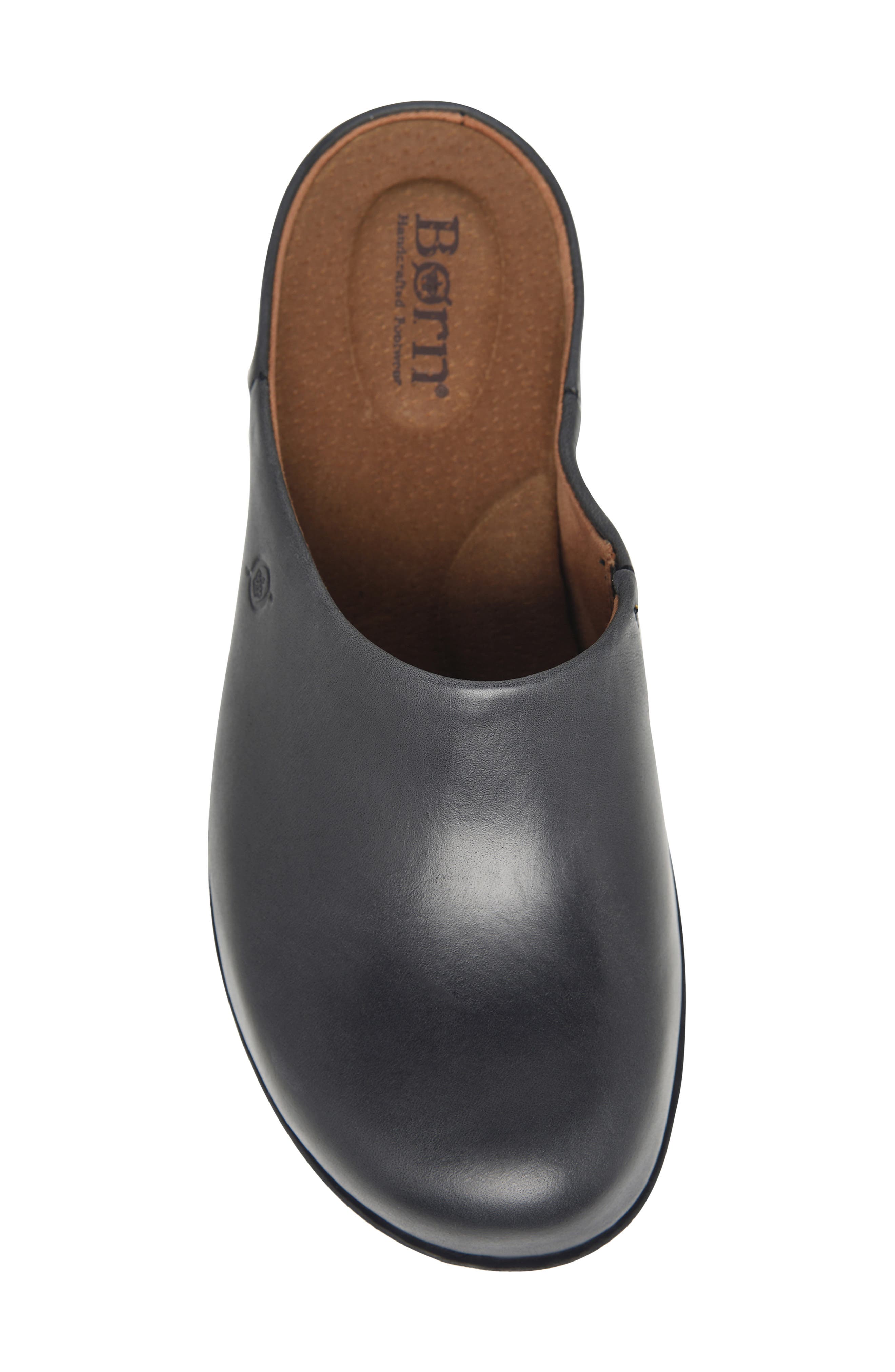 Børn Elliot Clog, Alternate, color, Black Leather