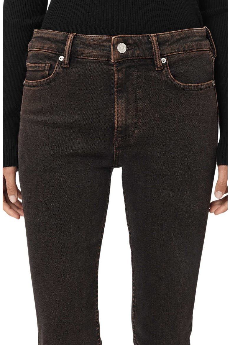Haldan Slim Bootcut Jeans, Alternate, color, OVERDYED BROWN