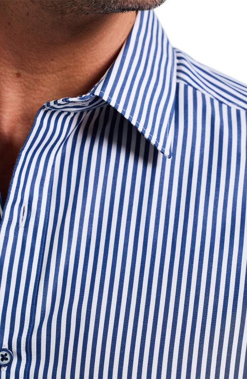 Robert Graham Greenwich Stripe Stretch Button-up Shirt