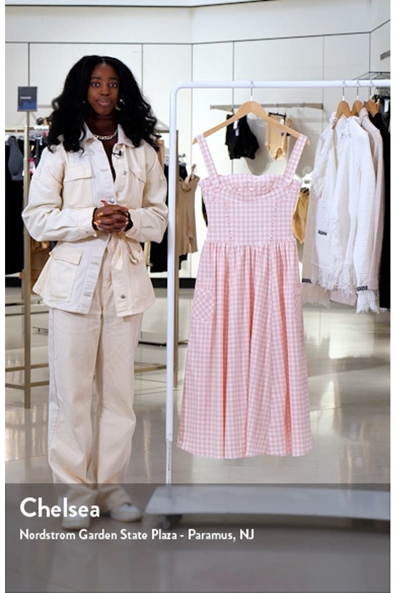 Vivien Gingham Midi Dress video