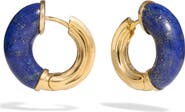 Awe Inspired Star-Carved Hoop Earrings