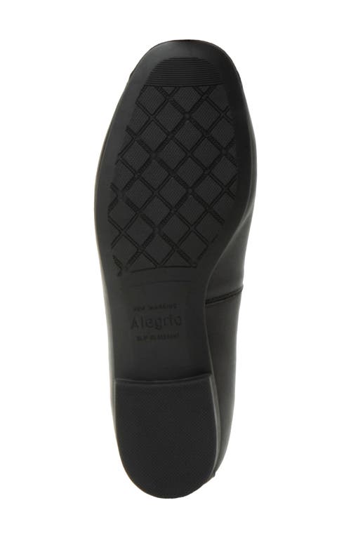 Alegria By Pg Lite Talya Cap Toe Ballet Flat In Black