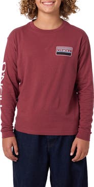 O'Neill Kids' Banner Long Sleeve Cotton Graphic T-Shirt