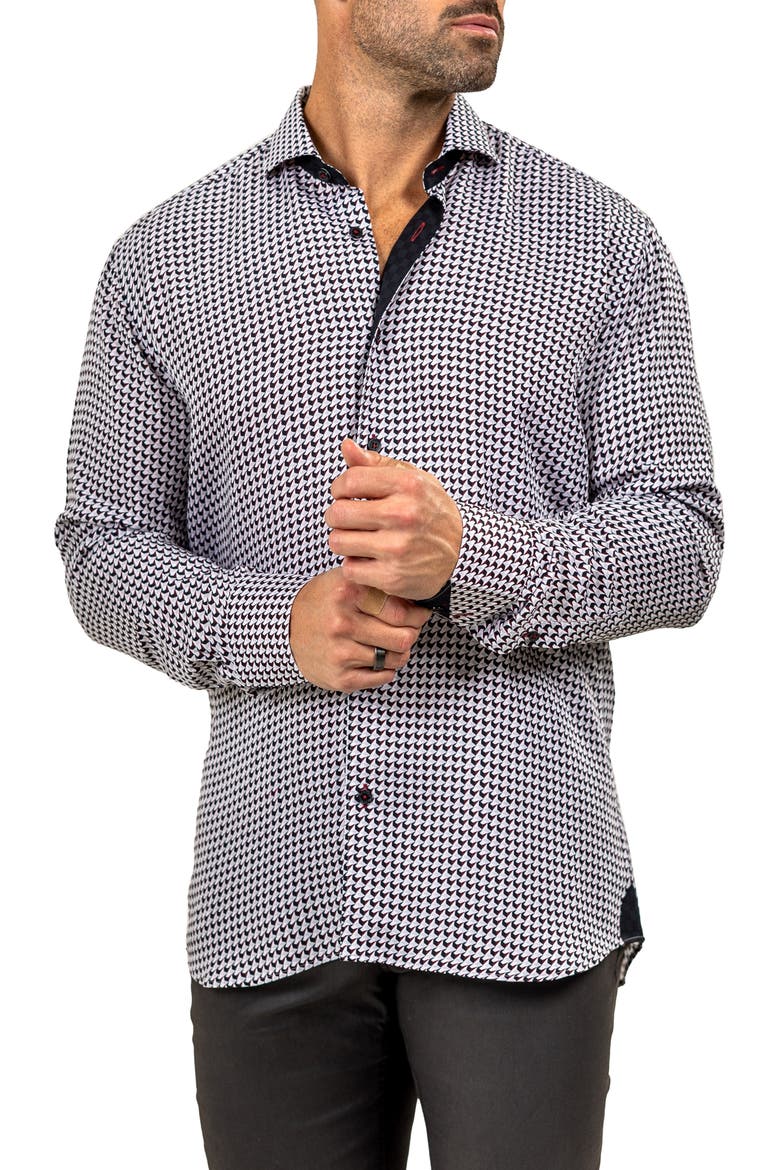 Eins Marthy Contemporary Fit Button-Up Shirt, Alternate, color, WHITE
