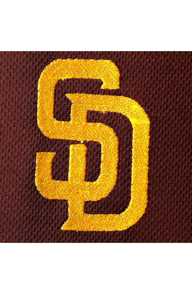 FANATICS Men's Fanatics Branded Brown San Diego Padres Big & Tall Solid Birdseye Polo, Alternate, color,