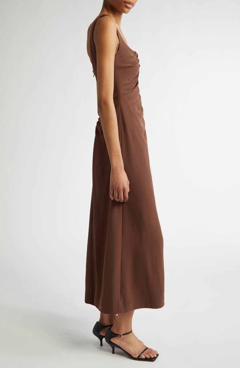 Lela Rose Asymmetric Ruched Tank Dress, Alternate, color,