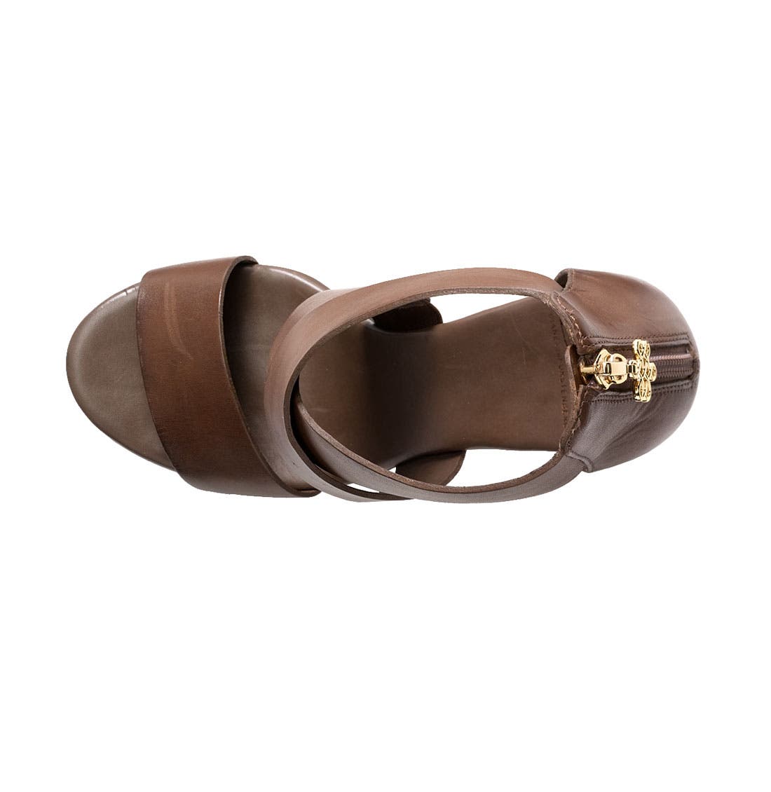 'Opal' Wedge Sandal, Alternate, color, MINK