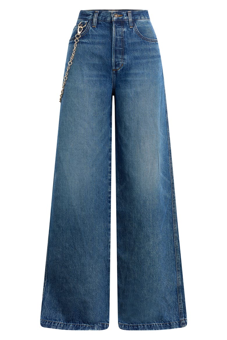 The Masha Superhigh Waist Wide Leg Jeans, Alternate, color, DILLION