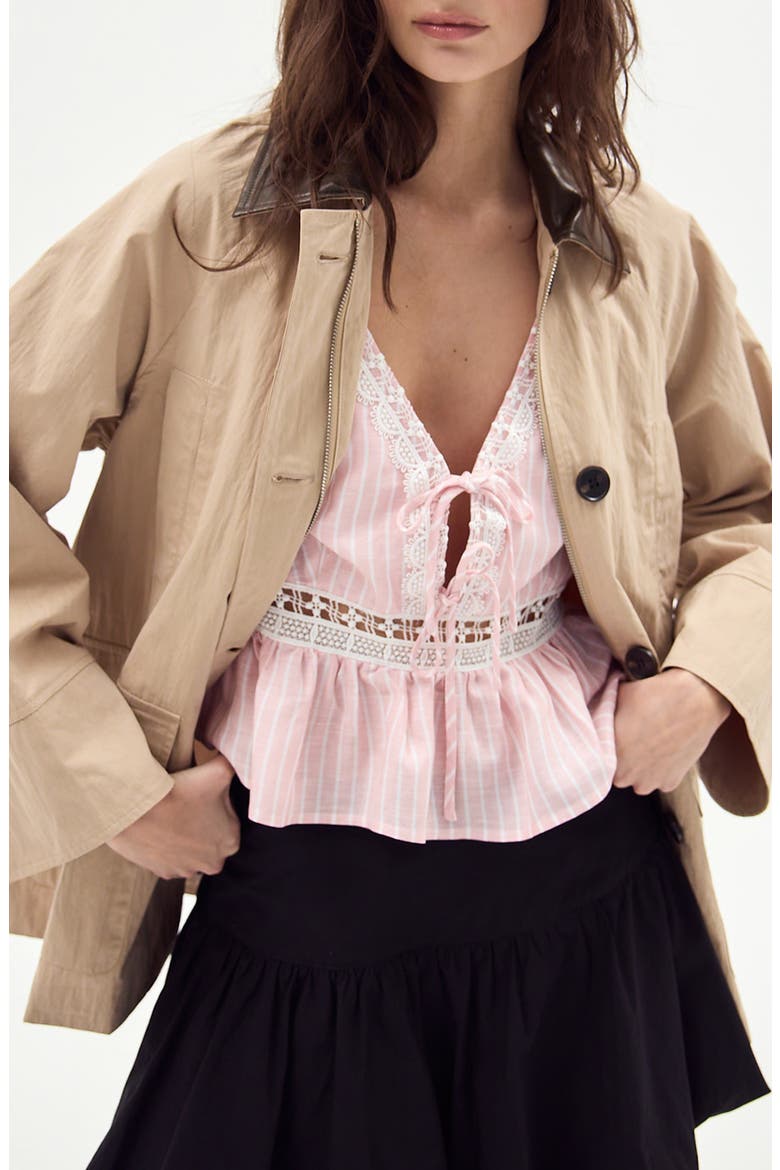 Montecarlo Cotton Blend Barn Jacket, Main, color, CAMEL