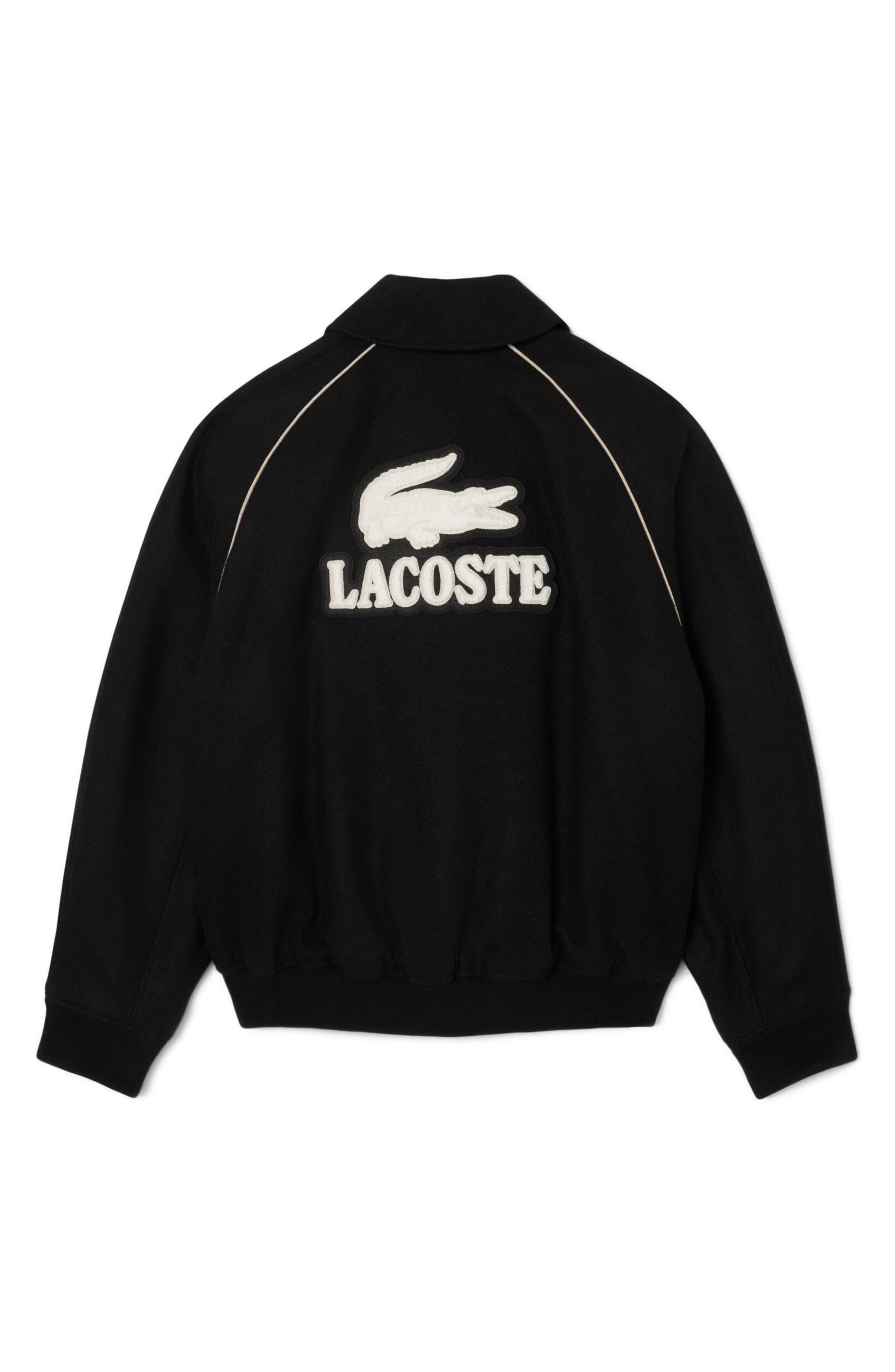 Logo Appliqué Wool Blend Varsity Jacket (Men) | Nordstrom