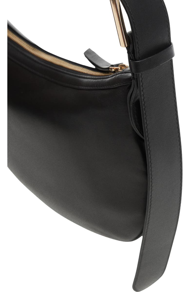 MANGO Leather Shoulder Bag, Alternate, color,